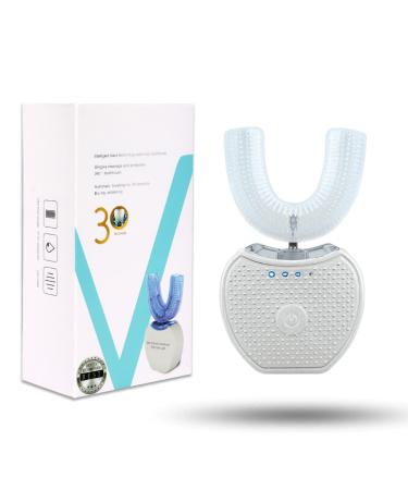 Sani White Sani White Toothbrush Saniwhite Sani White Dental Pack Sani White Dental Brush Ultrasonic U-Shaped Toothbrushes for Teeth Whitening 360 Mouth Cleansing Hands Free Gums Protection - Buy Online on GoSupps.com