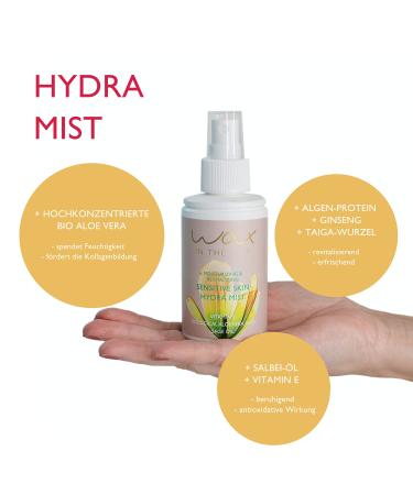 Buy Wax in the City Hydra Mist Aloe Vera Spray - Organic Vegan Moisturizer for Dry Skin & Sunburn Relief | Cooling Body Care - Buy Online on GoSupps.com