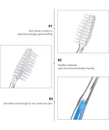 Ipetboom 30-Count Disposable Toothbrush for Toddlers - Travel-Friendly Soft Handle Children's Toothbrush - Assorted Colors (1 Pack) - Buy Online on GoSupps.com