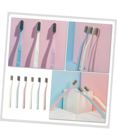 BUIFULSIC 6-Pack Adult Stiff Brushes | Soft Fur Toothbrushes for Effective Oral Care | nylon bristles & Cleaning Tools - Buy Online on GoSupps.com