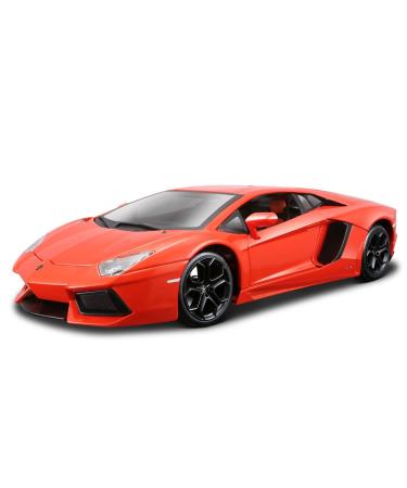 Bburago 1:18 Scale Plus Lamborghini Aventador LP700-4 Model Car (Orange)