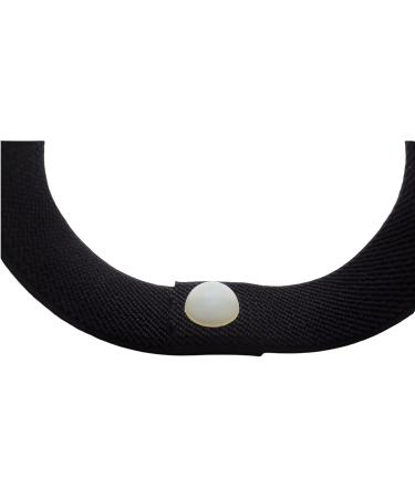 Anti-Fear Bracelet - Elastic Acupressure Stress Relief Band - Water-Repellent Black XS 12.7 cm (5 in) - International Shipping Available - Buy Online on GoSupps.com