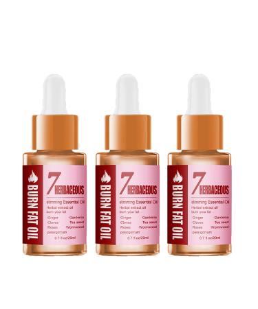 Leg Muscle Reshaping Fat Eliminating Oil 7 Days Leg Muscle Thin Fat Burning Oil Leg Anti Cellulite Massage Oil (3PCS)