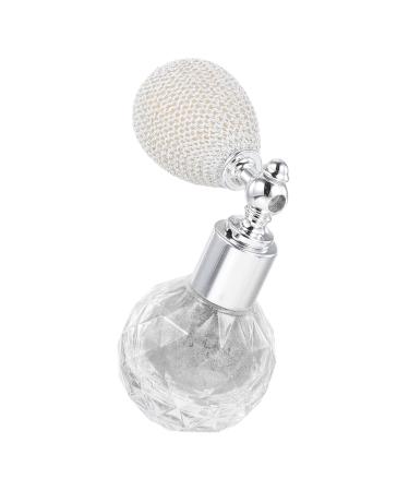 POPETPOP 2 Pcs Body Air Bag Powder Face Highlighter Glitter Dust Spray Powder Glitter Bottle Bride Cosmetic Silverx2pcs mediumx2pcs