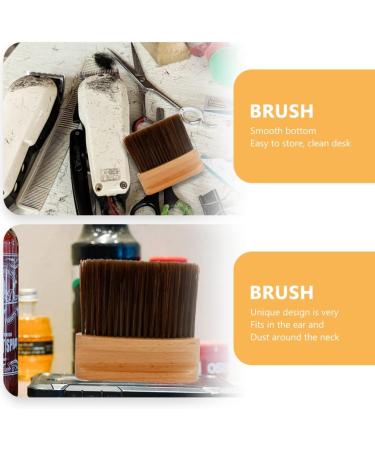 Beaupretty Neck Brush Hair Cutting Kits Hair Sweep Brush Barber Hair Duster Barber Brush Duster for Cleaning Broken Hair Brush Nail Cleaner Brush Hair Cleaner Brush Soft Broom Beech Wooden Color - Buy Online on GoSupps.com