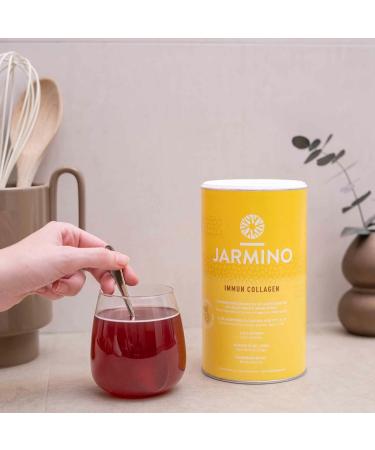 Collagen Powder with L-Glutamine - Strengthen Immune System | Vitamins C D Selenium Zinc Ginger Elderberry Vital Mushrooms | 450g Immune Boost Glutamine Powder | JARMINO - Buy Online on GoSupps.com