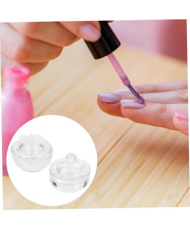 FRCOLOR Clear Tumbler crystal cup manicures liquid cup cup containers with lids clear acrylic liquid bowl clear container reconcile Accessories High borosilicate Mini Nail Cup - Buy Online on GoSupps.com
