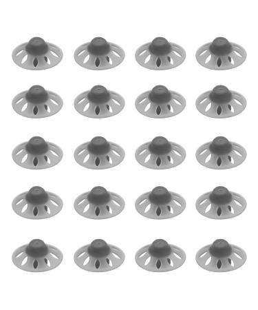 GBARAN Hearing Aid Domes 20pcs Hearing Aid Open Domes Suitable for Weople with Moderate Hearing Loss-L