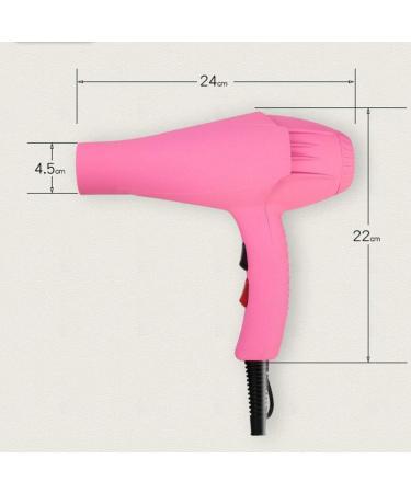 ADITAM 2200W Professional Salon Hair Dryer Nano Ionic &Negative Ionic Blow Dryer Ac Motor Fast Dry Low Noise Hair Blow Dryer with Diffuser & Concentrator 3 Colors Optional/Pink Double The Comfort - Buy Online on GoSupps.com