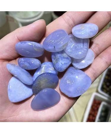 Natural Crystals and Stones 100g 10mm-20mm Natural Blue Lace Agate Tumbled Gemstones Crystal Gravel for Stone for Decoration kaixun - Buy Online on GoSupps.com