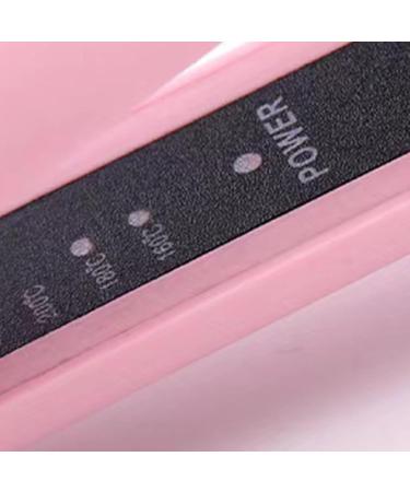 Electric Curling Wand - Portable Curling Iron Crimper | 32mm Temperature Adjustable Wave Heated Iron Volumizing Curling Wand | Portable Hairstyle Iron For Colleague Dorm Home Travel And Salon D: Pink Us Regulations - Buy Online on GoSupps.com