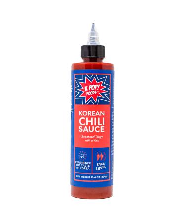 KPOP Foods Korean Chili Sauce - Gochujang Sauce. Made with 100% Real Gochujang Korean Chili Paste. Use as a Spicy Korean BBQ Sauce, Cook Traditional Korean Food, & more. Medium Heat. Net Weight 10.4 oz Squeeze Bottle - Pac