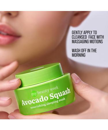 7Days Skin Care Set with Avocado Face Mask and Nourishing Serum - Korean Skincare Gift Set for Women - Preppy Skincare Set - Buy Online on GoSupps.com