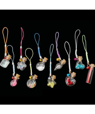 Milisten Clear Glass Jars 10PCS Unique Wishing Bottle Decor Delicate Drift Bottle Starry for Child Children Kids Glass Pendant - Buy Online on GoSupps.com