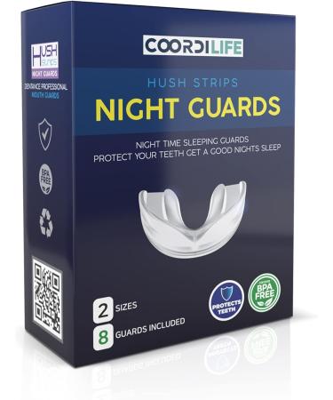 Coordi Life Hush Strips Night Guards - Custom Moldable Mouthguard for Clenching, Grinding, Better Sleep, Sports, Straightening, Whitening Trays - Buy Online on GoSupps.com