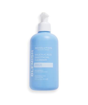 Revolution Skincare Face Wash, with Salicylic Acid, Targets Blemishes and Minimizes Pores, Vegan and Cruelty-Free, 250ml