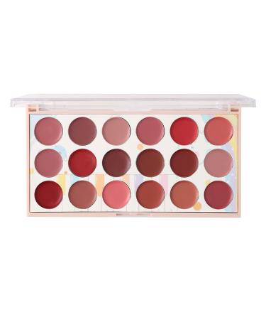 G n rique Waterproof matte lip palette matte lipstick makeup | 18-color lipstick palette sweat-proof - Moisturizing lip cream palette lip gloss for beginners