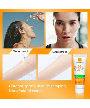 Tinted Moisturizer Mineral Sunscreen with SPF 50+ Multiple Lasting Sun Protection Against UVA and UVB Rays 1.7 Fl - Buy Online on GoSupps.com