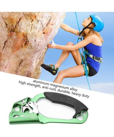Alomejor Climbing Ascender & Descender - Right Hand Lift Clamp for 8mm-13mm Rope - Green Accessory for Enhanced Safety & Performance - Buy Online on GoSupps.com