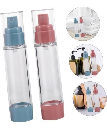Kisangel 2pi ces Flacon Pompe Et Vaporisateur Transparent Sans Air Pour Cr me Cosm tique Format Voyage Rechargeable Pour Fond De Teint Shampoing - Buy Online on GoSupps.com