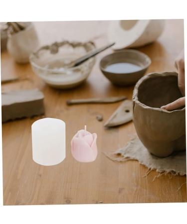 STOBOK 2pcs Candle Mold Molds for Chocolate Tulip Flower Shape Mold Molds for Resin DIY Crafts Mold Cake Stencils Resin Molds Gummy Mold Plaster Mold Silica Gel 3D Soap Decorate - Buy Online on GoSupps.com