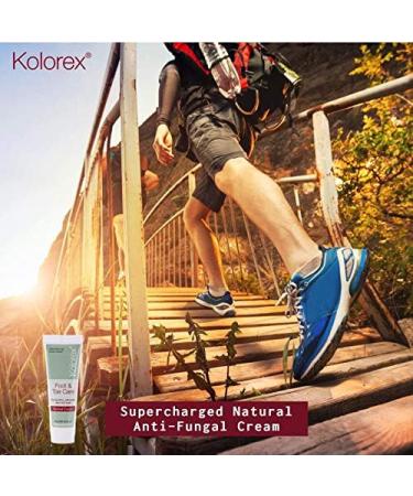 Kolorex Foot & Toe Care Cream (25g) - Natural Remedy for Athlete's Foot - Rebalance Yeast with Hygienic Ingredients - Buy Online on GoSupps.com