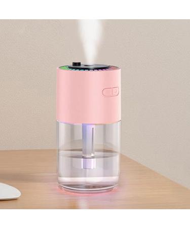 Fovolat Portable Cool Mist Humidifiers - 280ml Personal Humidifier Travel Facial Mister - Rechargeable Cool Mist Humidifiers with Starry Projector Personal Desktop Humidifier for Bedroom Nightstand Pink - Buy Online on GoSupps.com