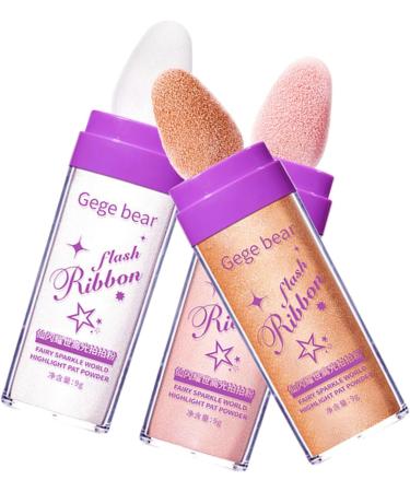 FOMIYES 6 Pcs Highlight Pat Powder Face Highlighter Face Powder Loose Glitter Makeup Supply Cosmetic Girl 1 count (Pack of 1) Assorted Colorx2pcs - Buy Online on GoSupps.com