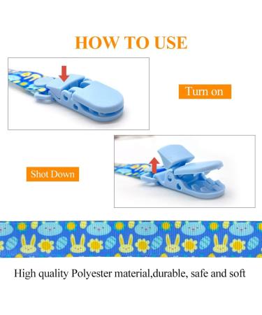 Adjustable Toy Belt Keeper & Pacifier Clip Set - 6 Portable Anti-Drop Toys for Strollers | International Shipping - Buy Online on GoSupps.com