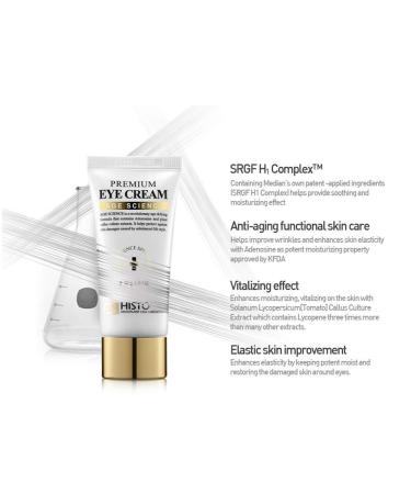 HISTOLAB Premium Eye Cream 250g - Anti-Aging Fine Line Reduction Firming for All Skin Types | Day & Night Self-Renewal Treatment - Buy Online on GoSupps.com