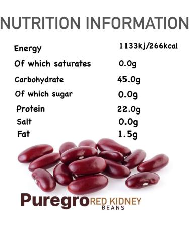 Puregro Red Kidney Beans 4kg - Buy Online on GoSupps.com