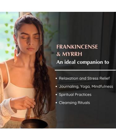 Frankincense&Myrrha Resin Essential Oil Roll-On Blend by Aromafume | 1 x 10ml / 3 x 0.33 Fl Oz | Made with Commiphora Myrrha & Boswelia Carterii | for Meditation Spiritual Awakening & Prayer - Buy Online on GoSupps.com