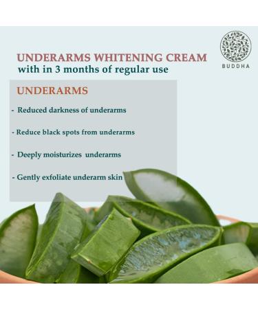 Buy Ayurvedic Underarm Cream (75g) - Lighten Dark Skin Brightens & Nourishes | 100% Natural Ayush Approved - Buy Online on GoSupps.com