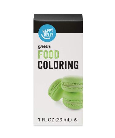 Amazon Brand - Happy Belly Green Food Color, 1 fl oz - Buy Online on GoSupps.com