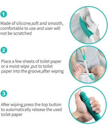 Toilet Aids for Hygiene | Easy Wiping Solutions for Seniors Pregnant Women & Hand Injuries - Shop Now! - Buy Online on GoSupps.com