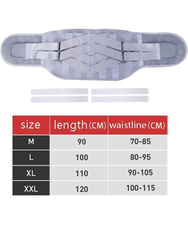 Self-Warming Waist Belt for Abdominal Support & Lower Back Pain Relief - Portable Heating Pillow - Gray XL - Buy Online on GoSupps.com