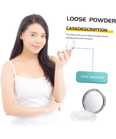 SOESFOUFU 2pcs Powder Box Empty Box Shampoo Case Loose Powder Compact Makeup Powder Jar Bulk Powder Bottle As - Buy Online on GoSupps.com
