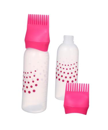 2 pi ces Bouteilles de Teinture pour Cheveux avec Peigne Racine Applicateurs Gradu s pour Salon et Usage Domestique Bouteilles L g res et Durables pour Distribution Uniforme