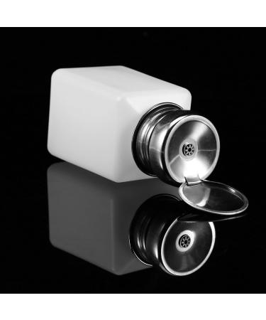 ANGGREK 200ML Empty Nail Cleaner Bottle Pump Dispenser Empty Bottle for Nail Polish Makeup Remover Alcohol Bottle Container - Buy Online on GoSupps.com