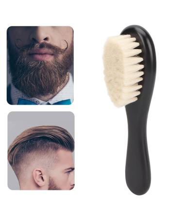 Professional Hairdresser Beard & Fade Brush - Wooden Handle Cleaning Brush for Men - Buy Online on GoSupps.com