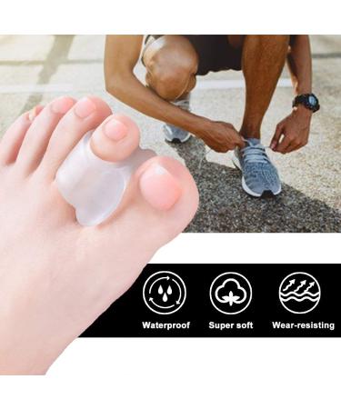 Welnove Gel Toe Separators - Bunion Corrector & Toe Spacers for Pain Relief - Clear, Pack of 10 - Buy Online on GoSupps.com