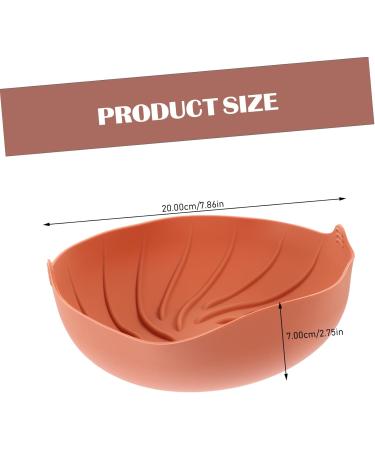 Alipis 2pcs Silicone Pan Holder Air Fryer Airfryer Liners Silicone Baking Liners Replaceable Baking Pan Rosyx2pcs 20X20X7CMx2pcs - Buy Online on GoSupps.com