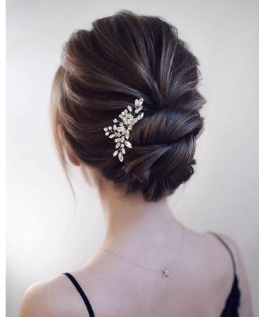 Bestshoot Bridal Hair Accessories - 3pcs Crystal Wedding Hair Pieces - Handmade Rhinestone Hair Pins (Silver) for Women, Girls, Bridesmaids - Buy Online on GoSupps.com