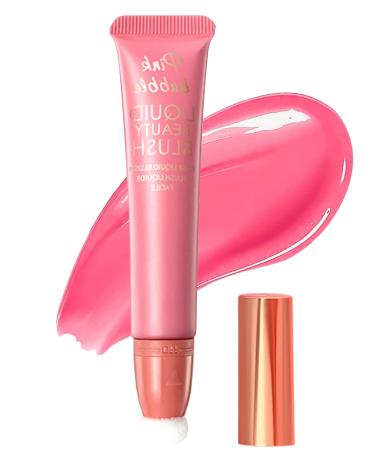 Velvet Liquid Blush Wand with Cushion Applicator  Breathable Cream Blush Beauty Stick  Blusher Makeup Dual Use for Cheeks & Lips  Weightless  Long-Wearing  Dewy Finish  Easily Blendable Blush Wand-02 02