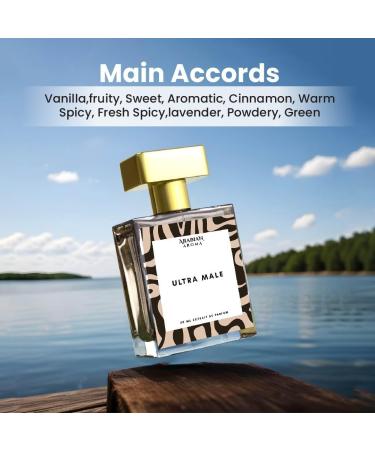 DJ Ultra Male Perfume for Men Amber Fougere with Strong and Long Lasting Fragrance for Men Extrait De Perfume. - Buy Online on GoSupps.com