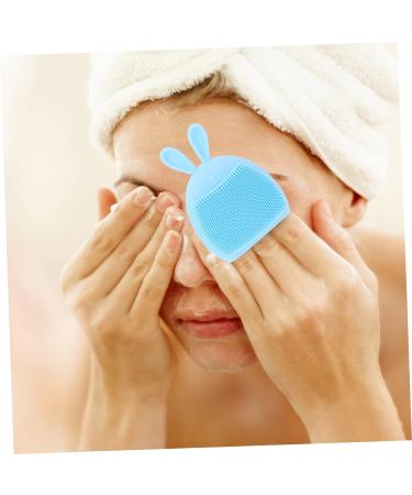 minkissy 16 Pcs Rabbit Ears Facial Brush Face Cleansing Brush Portable Facial Face Lotion for Women Face Wash Brush Silicone Facial Cleaner Face for Women Body Miss Cute Rabbit Silica Gel Light Bluex4pcs 7.5x7.5cmx4pcs - Buy Online on GoSupps.com