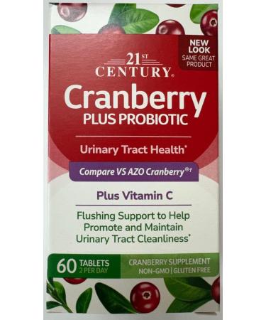 21St Century Cranberry Plus Probiotic - 60 Tablets Pack of 3