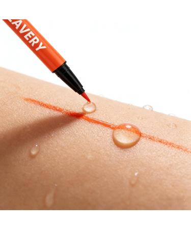  ZYHDFH Set of 8 UV eyeliner pencils - Waterproof - Fluorescent colors - Washable - Matte liquid eyeliner - For everyday use and for special occasions Christmas - Buy Online on GoSupps.com