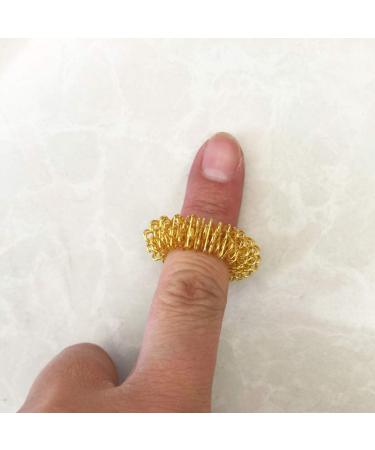 12 STK Acupressure Massage Rings - Chinese Medicine Finger Pain Relief Stress Reduction & Sensory Health Care Accessories for Kids & Musicians - Buy Online on GoSupps.com