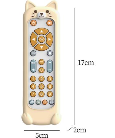 Buy Generic Remote Phone Pretend Playset | Realistic Music & TV Remote Control for Toddlers 1-3 Years White & Cat Case | International Shipping Available - Buy Online on GoSupps.com